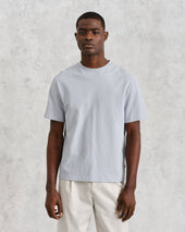 Dean Pale Textured Organic Cotton T Shirt