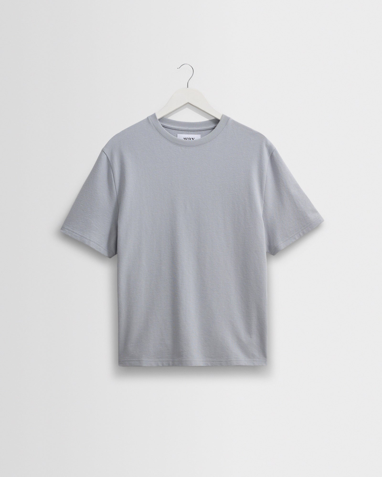 Dean Pale Textured Organic Cotton T Shirt