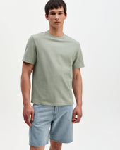Dean Textured Organic Cotton T Shirt