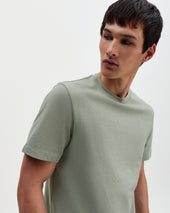 Dean Textured Organic Cotton T Shirt