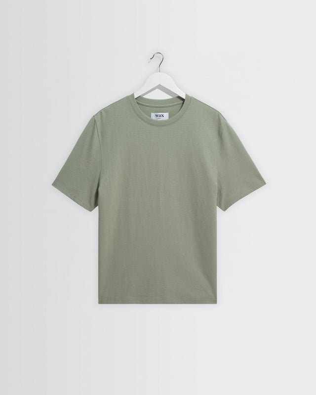 Dean - Sage Textured Organic Cotton T-Shirt