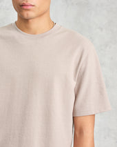 Dean Grey Textured Organic Cotton T Shirt