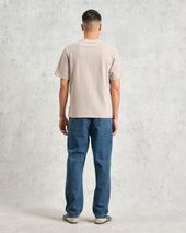 Dean Grey Textured Organic Cotton T Shirt