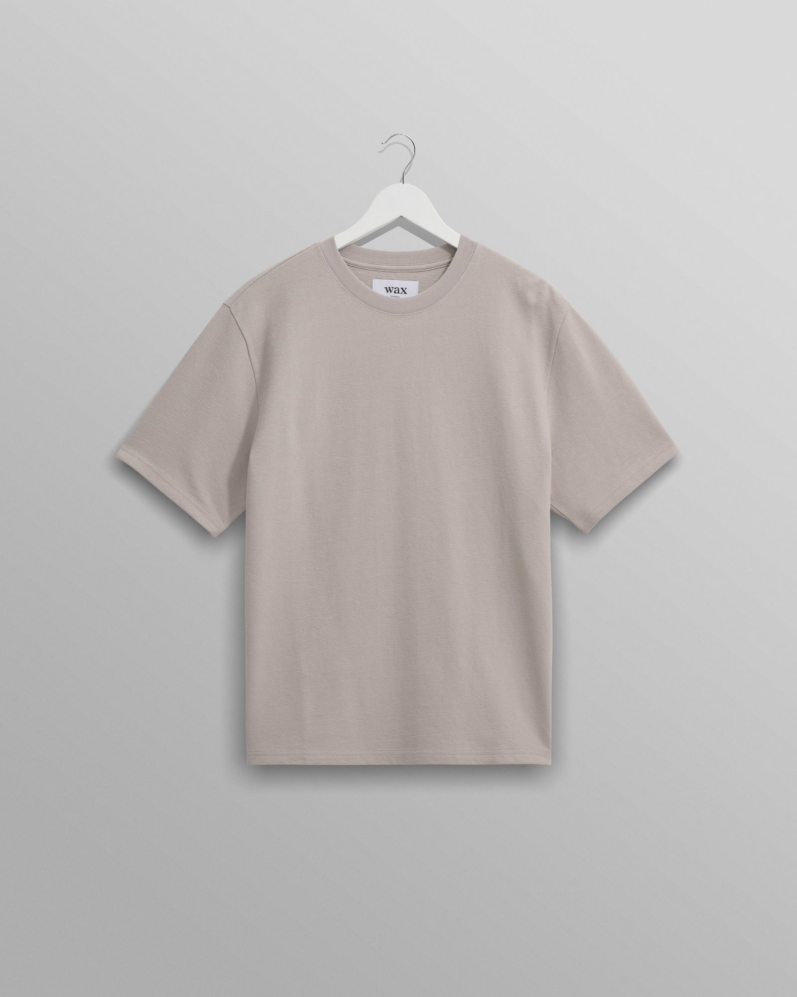 Dean Grey Textured Organic Cotton T Shirt