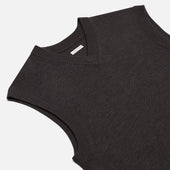Fine Merino V Neck Vest