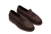 CORAUX/CUIR NATUREL-TAURILLON NUB CHOCOLAT