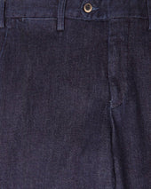Blue Cashmere Stretch Trousers