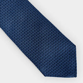 Blue Grenadine Silk Tie
