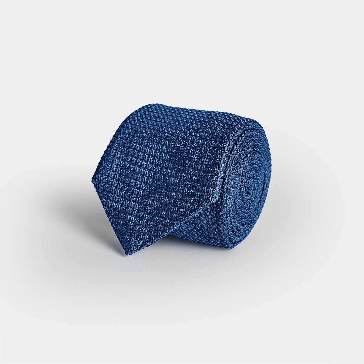 Blue Grenadine Silk Tie