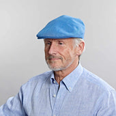 Linen Flat Cap
