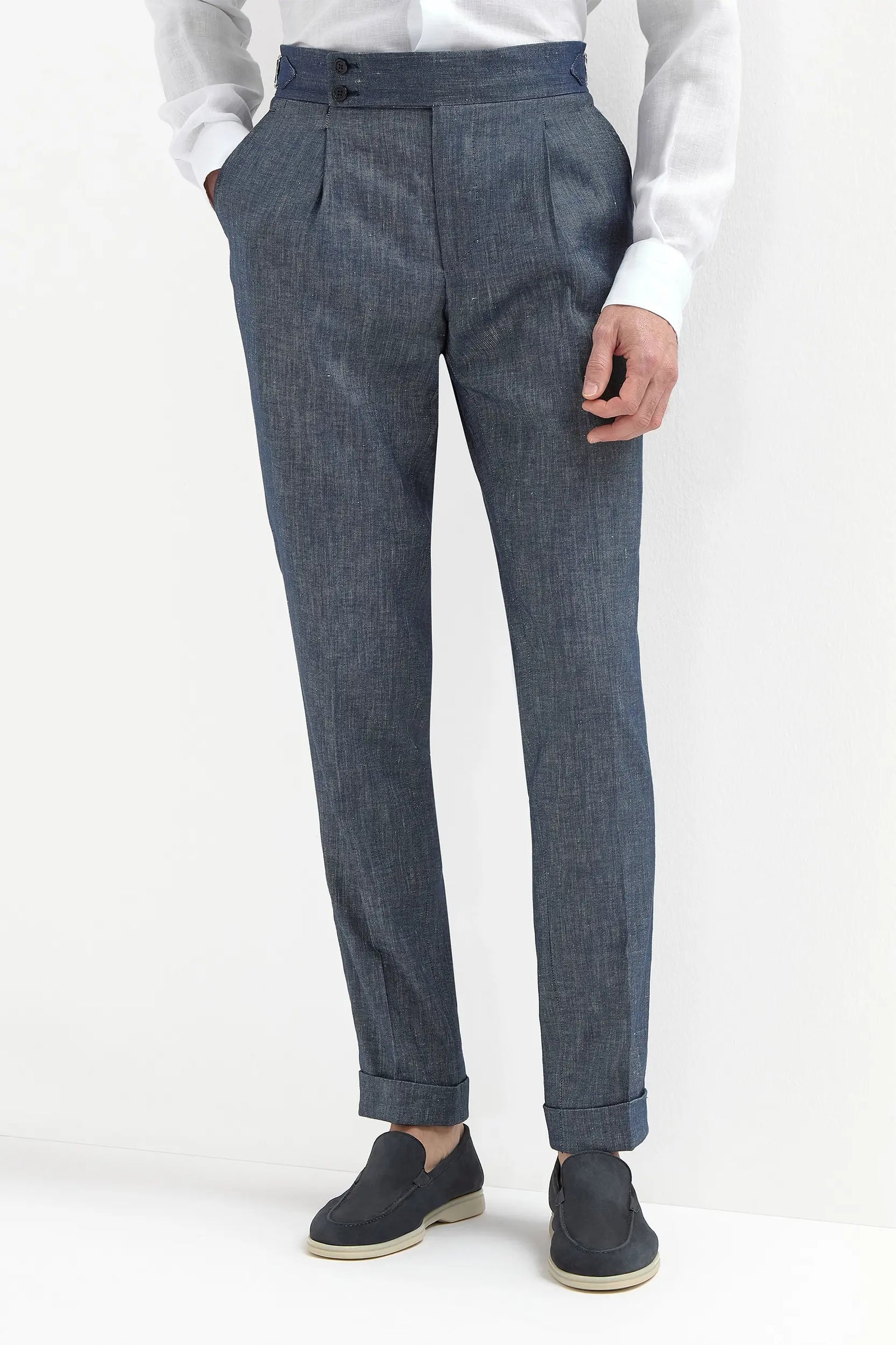 Stretch Soragna Trousers Made In Italy