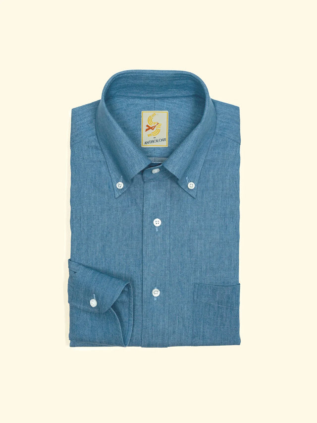 Denim Button-Down Shirt — The Anthology