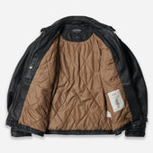 Destroyed Cowhide Leather Jacket