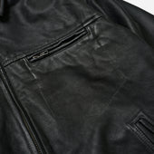 Destroyed Cowhide Leather Jacket