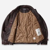 Destroyed Cowhide Leather Jacket