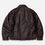 Destroyed Cowhide Leather Jacket