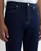 The Relaxed 4-Way Stretch Organic Jean | Uniform | Dark Indigo