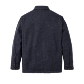 Heathered Wool Jac-shirt - Blue Heather