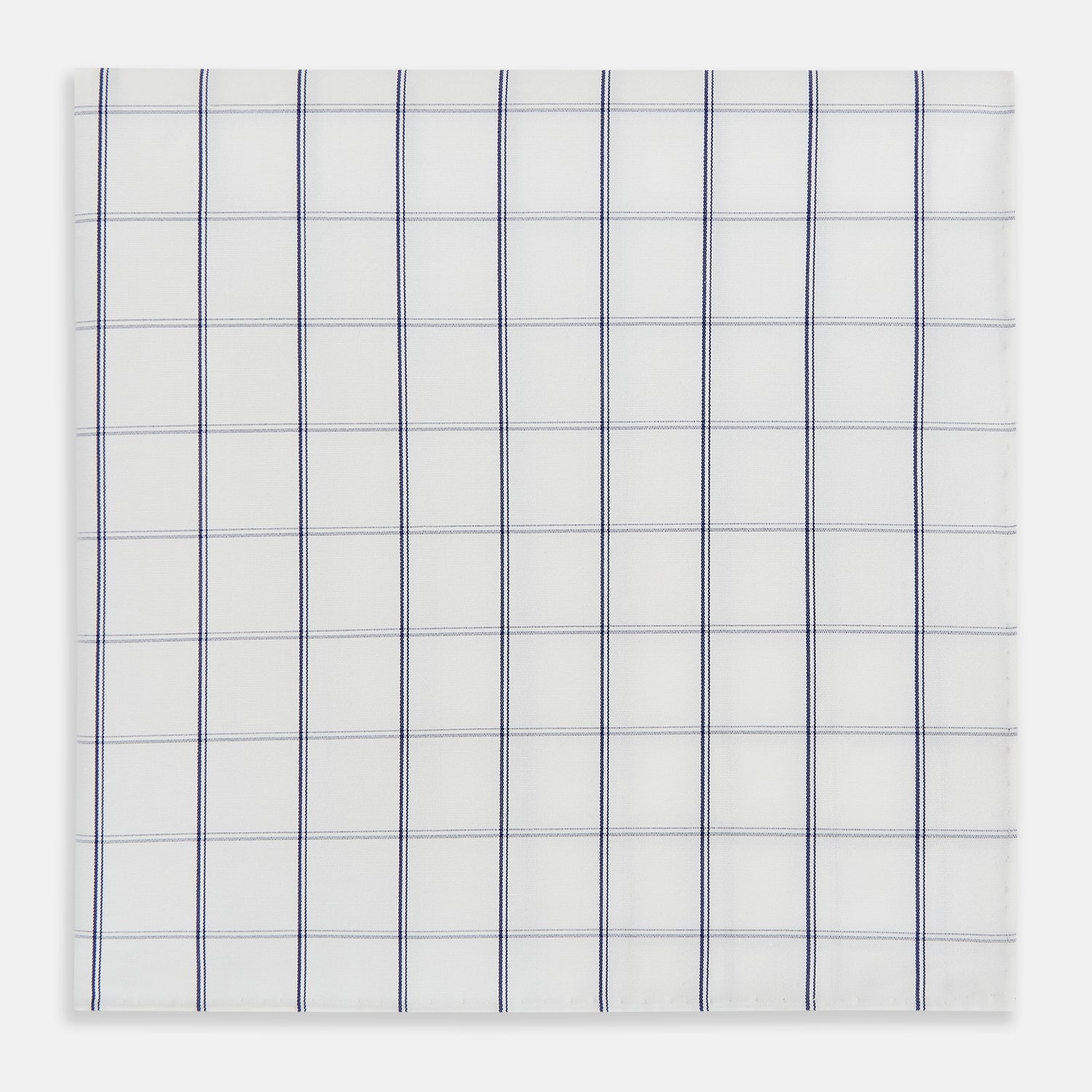 Double Line Check Hand Rolled Handkerchief