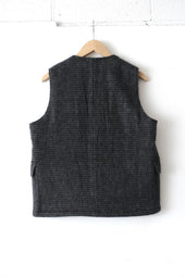 Fujito Hunting Vest Check Navy Check Navy Directors Web Shop Powered By Base