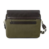 Entregar Messenger Bag Leather And Forest Canvas
