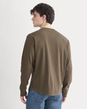 Vintage Rib Henley | Beech