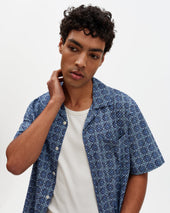 Didcot Tile Print Short Sleeve Shirt