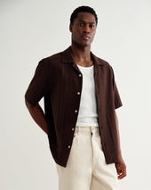 Didcot Double Weave Seersucker Short Sleeve Shirt