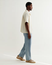 Didcot And Blue Seersucker Stripe Short Sleeve Shirt