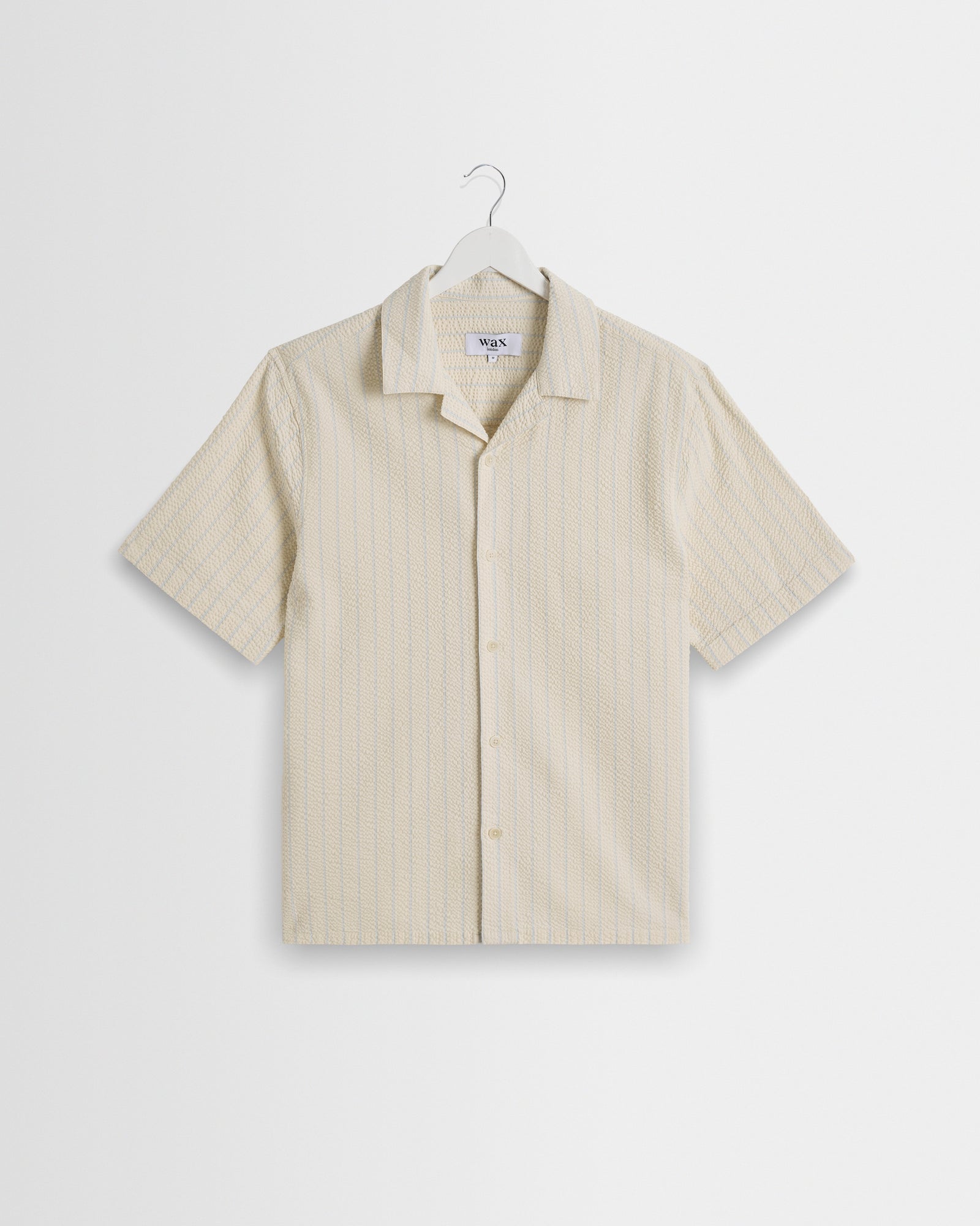 Didcot And Blue Seersucker Stripe Short Sleeve Shirt