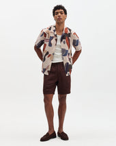 Didcot And Multicolour Abstract Shapes Short Sleeve Shirt