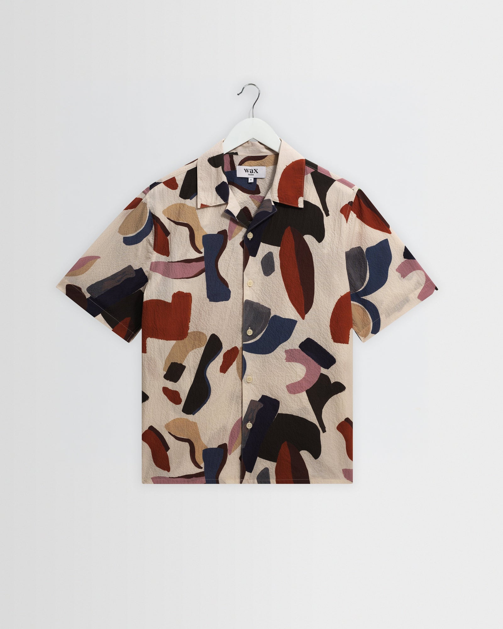 Didcot And Multicolour Abstract Shapes Short Sleeve Shirt