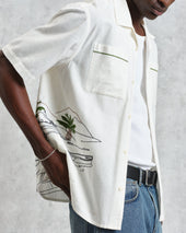 Didcot And Multicolour Embroidered Short Sleeve Shirt