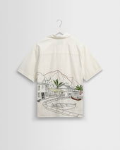 Didcot And Multicolour Embroidered Short Sleeve Shirt