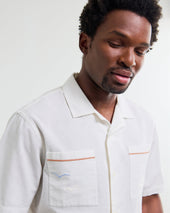 Didcot Summer Applique Short Sleeve Shirt