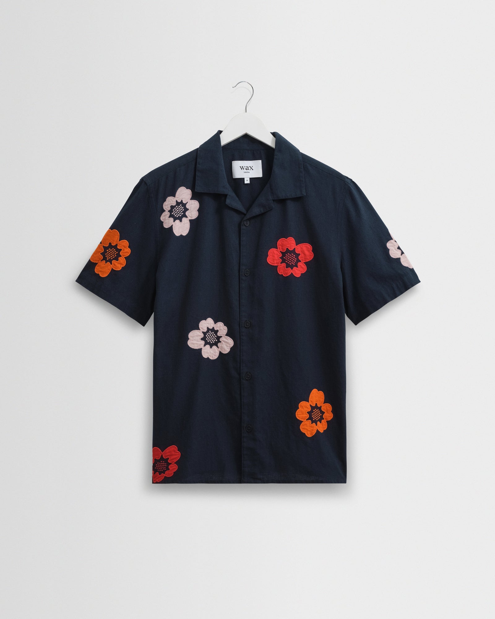 Didcot Floral Applique Short Sleeve Shirt