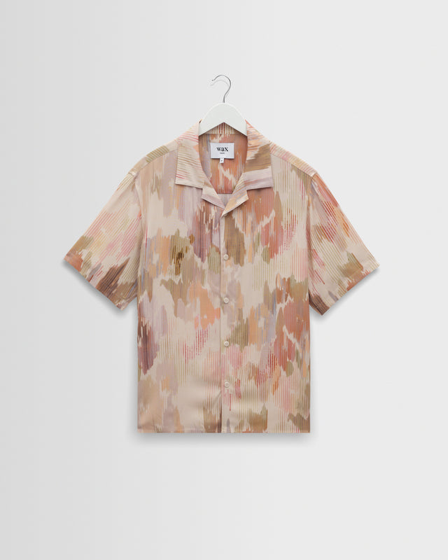 Didcot - Pastel And Multicolour Floral Short-Sleeve Shirt