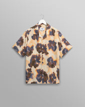 Didcot - Peach Floral Blur Short-Sleeve Shirt