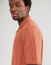 Didcot Double Weave Seersucker Short Sleeve Shirt