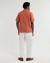 Didcot Double Weave Seersucker Short Sleeve Shirt