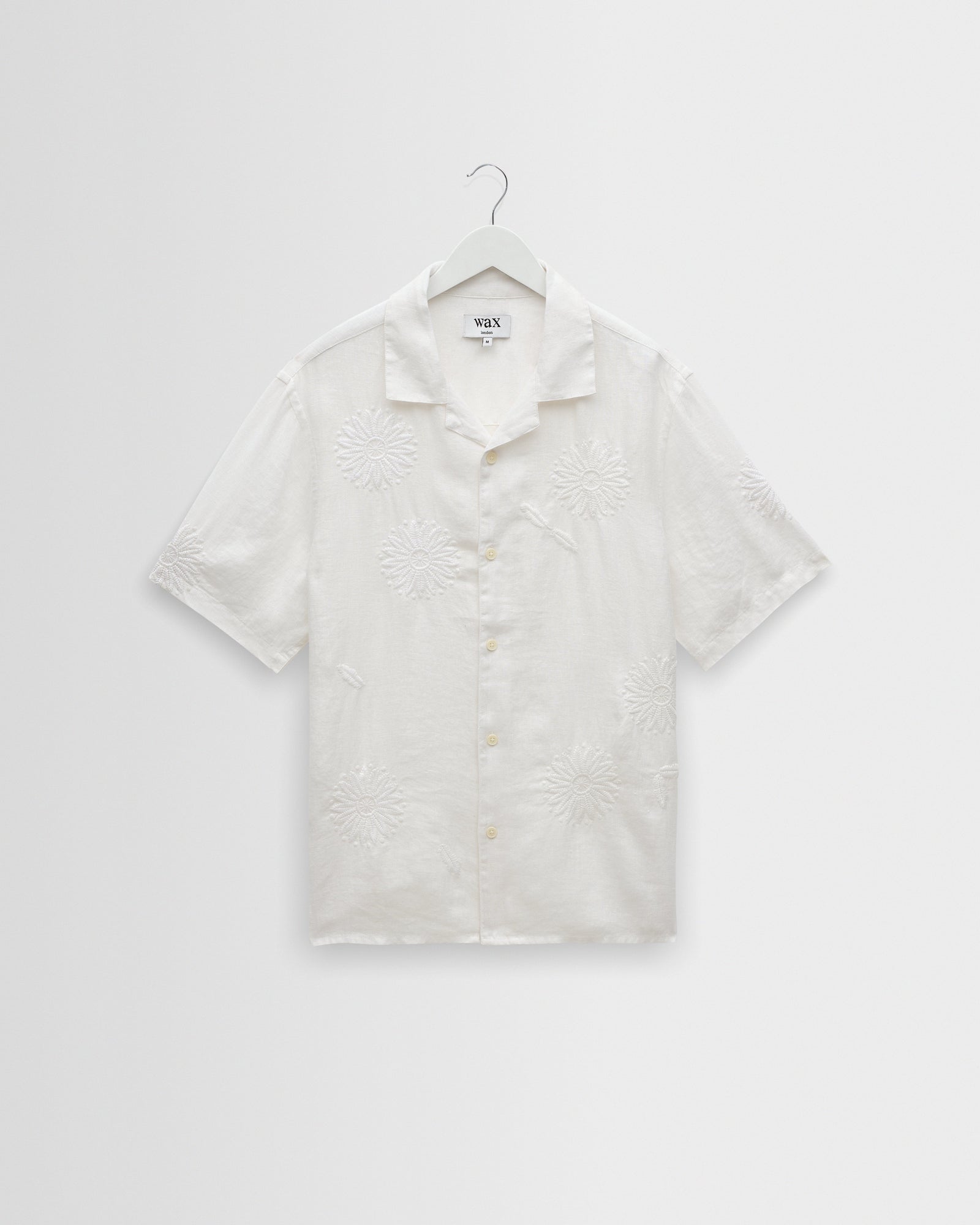 Didcot Flower Embroidered Short Sleeve Shirt