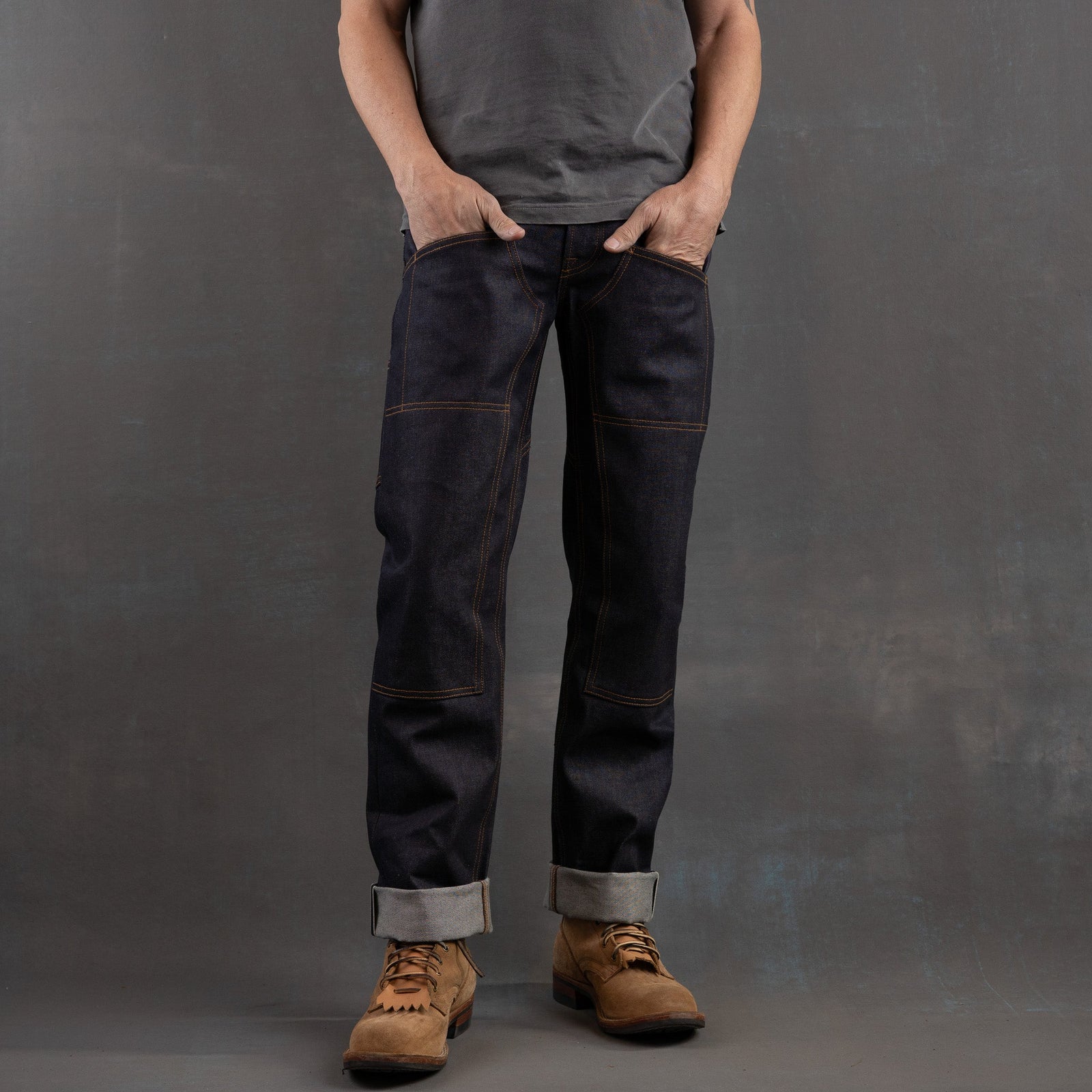 Die Hard Double Knee Straight Leg - 16.5oz Sensei Selvage Denim Jean