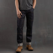 Die Hard Double Knee Straight Leg - 16.5oz Sensei Selvage Denim Jean