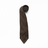 Brown Grenadine Tie