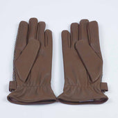 Cashmere Lined Gloves With Harris Tweed Back