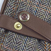 Cashmere Lined Gloves With Harris Tweed Back