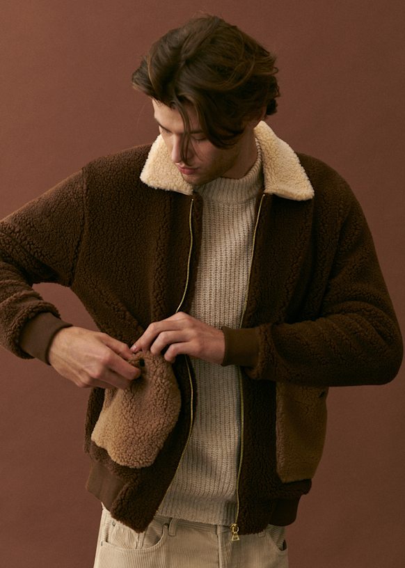 Bayers Jacket - Ecru Brown