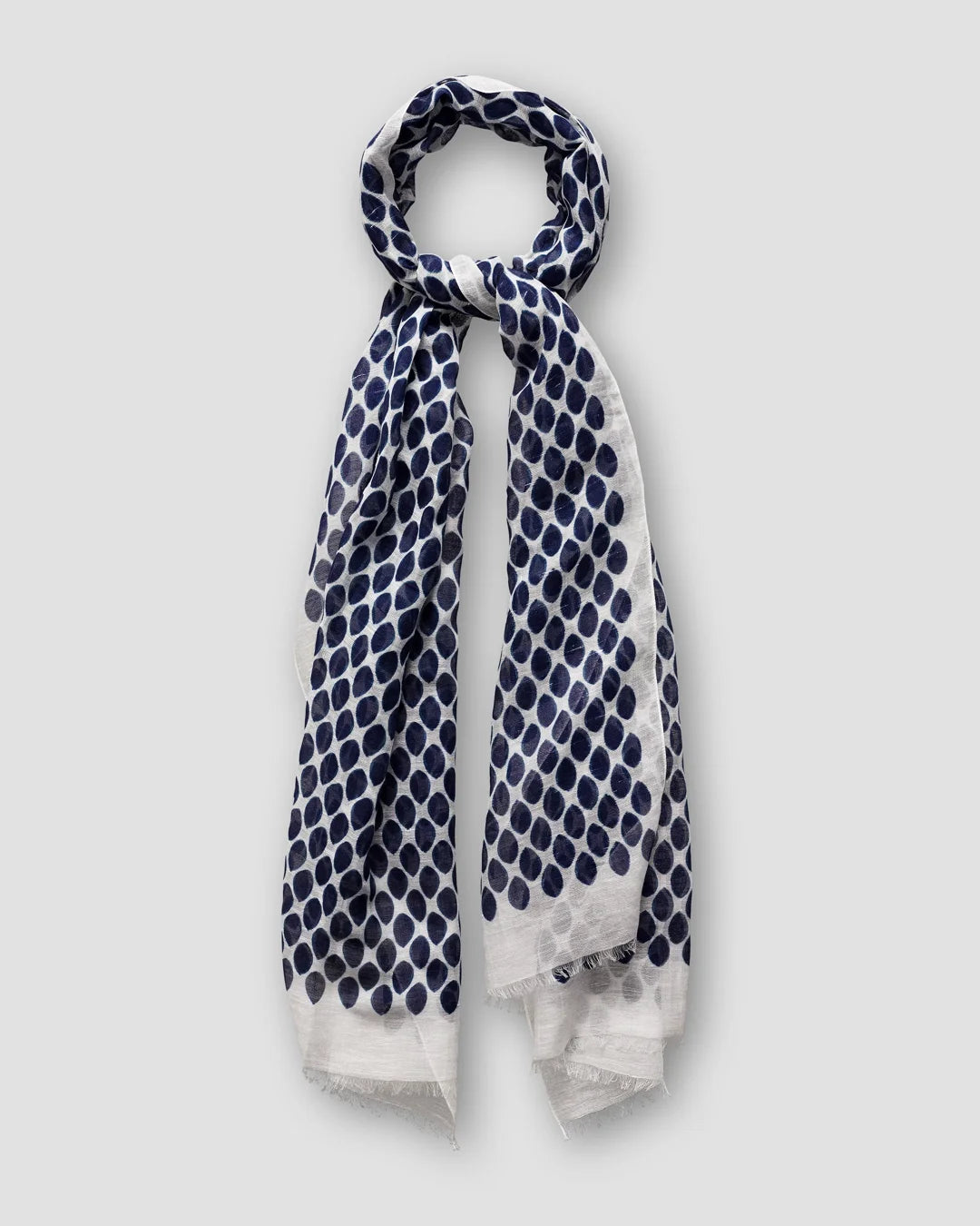 Dotted Cotton Linen Scarf