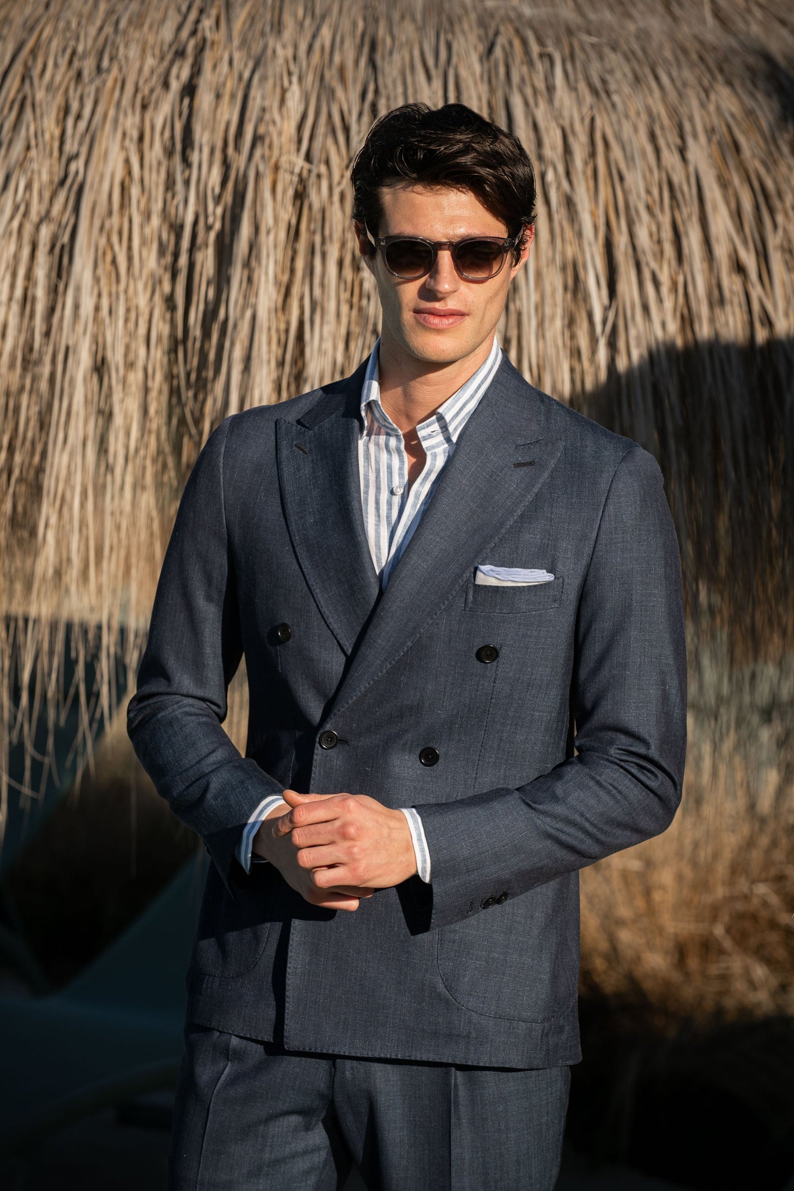Double Breasted Suit Made In Italy