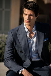 Double Breasted Suit Made In Italy